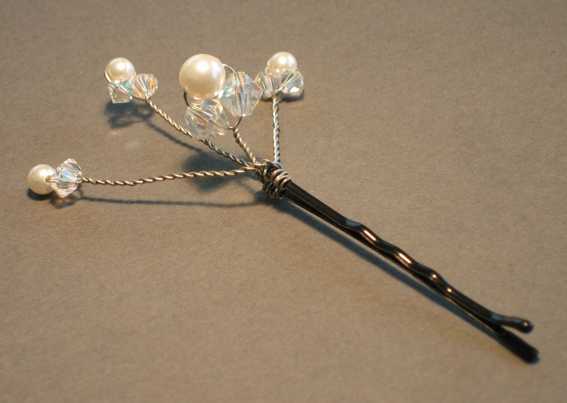 Pearl & Crystal Hairgrip